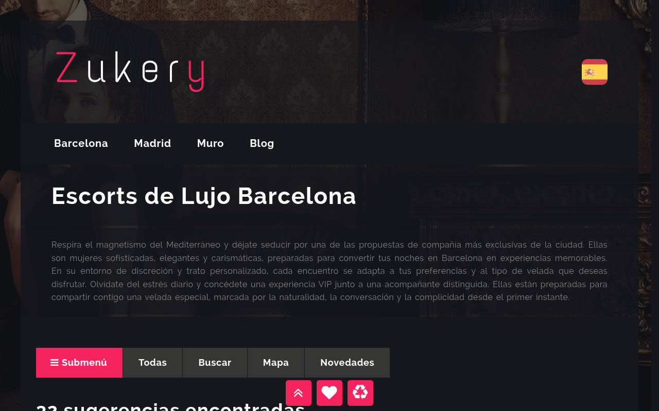 Escorts de lujo en Barcelona en Zukery
